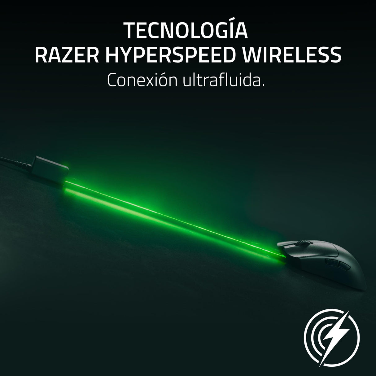 Razer Viper V3 Pro - Ratón inalámbrico Ultraligero Esports Gaming (8K Hz HyperPolling, diseño Ligero de 54g, Sensor Focus Pro 35K dpi, HyperSpeed Wireless, 95 Horas de duración) Negro