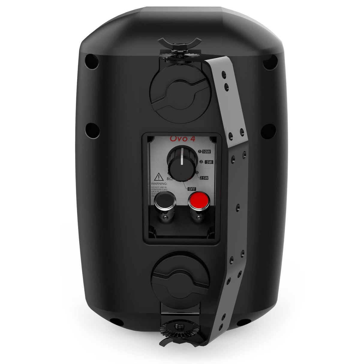 Audibax Ovo 4 Black Pareja de Altavoces Pasivos Pared 4 Pulgadas 100v / 8 Ohm IP65