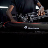 Manfrotto 500x Kit de Vídeo, Rótula Fluida y Trípode de Doble Tubo de Aluminio, Carga 5 Kg, Base Plana, Separador Medio, Placa Rápida, Vertical/Horizontal, Bolsa Incluida