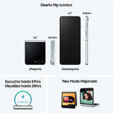 Samsung Galaxy Z Flip5, 256 GB + Cargador 45W - Teléfono Móvil Plegable con IA, Smartphone Android Libre, 8GB de RAM, Diseño Plegable, Beige (Versión Española)