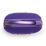 JBL Clip 5, Altavoz inalámbrico portátil con Bluetooth, resistente al agua y al polvo IP67, hasta 12h de reproducción y más con Playtime Boost activado, morado