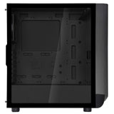 SilverStone Technology SST-SEA1TB-G - Seta A1 Carcasa de computadora ATX de Torre Central, Parte Lateral de Vidrio Templado, Titanio sobre Negro