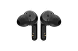 LG TONE Free FN5 Auriculares True Wireless con autolimpieza UVnano que elimina el 99,9% de las bacterias, tecnología Meridian Sound, doble micrófono para llamadas en la oficina y carga rápida en negro