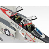 Tamiya-0 Fahrzeug 61121 1:48 F-4B Phantom II Mcdonnell Douglas-Réplica Fiel, plástico, Hobby, Kit de modelismo, Montaje, sin Pintar, Color unvarnished, Mittel