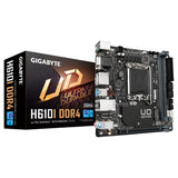 GIGABYTE H610I DDR4 Placa Base - Compatible con procesadores Intel Core 14th CPUs, 4+1+1 Hybrid Digital VRM, up to 3200MHz DDR4, 1xPCIe 3.0 M.2, GbE LAN, USB 3.2 Gen 1