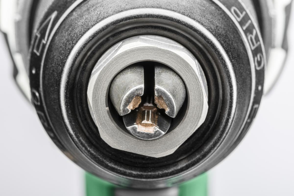HIKOKI Akku Schlagbohrschrauber DV18DCW2Z, 13mm Metall-Schnellspannbohrfutter (18V, Max. Festdrehmoment hart: 140 Nm, Brushless, Zubehör: 1 Zusatzhandgriff, 1 HSCII Koffer, ohne Akku und Ladegerät)