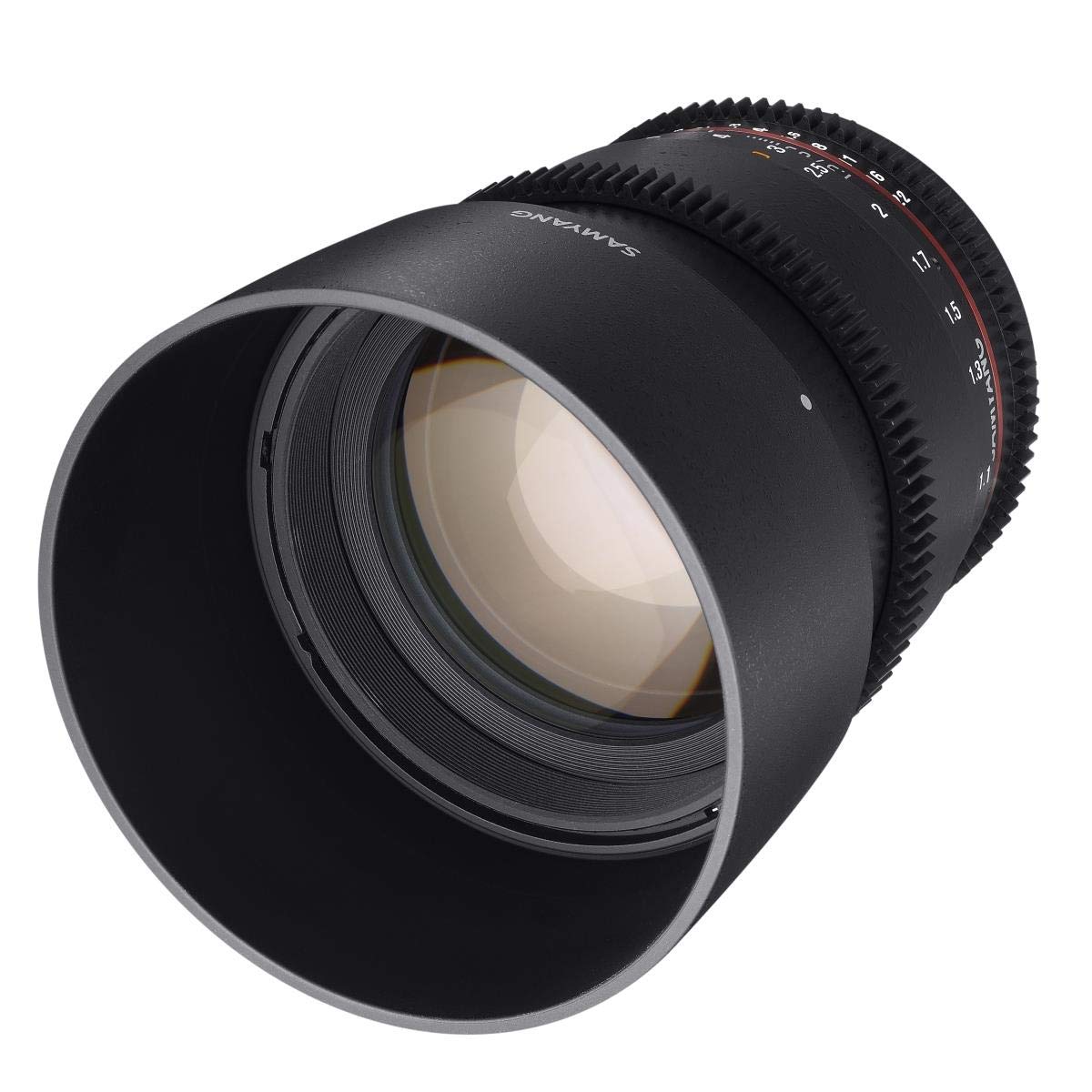 Samyang Canon EF - Objetivo de vídeo para cámaras réflex Digitales, Color Negro