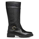 Geox D Hoara A, Botas de Moda Mujer, Negro, 39 EU