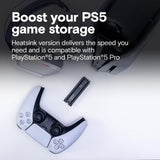 Crucial P310 SSD 2TB PCIe Gen4 NVMe M.2 PS5 SSD Interno Gaming con Disipador, Hasta 7100 MB/s, Compatible con PlayStation 5, Ordenador Portátil y de Sobremesa, Disco Duro SSD - CT2000P310SSD5-01