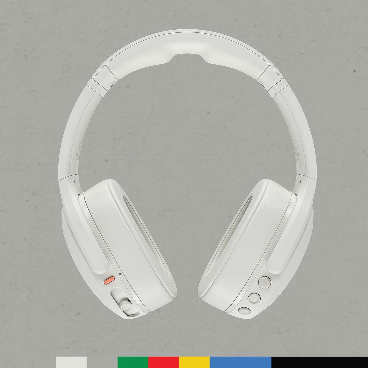 Skullcandy Crusher EVO Cascos Over-Ear Inalámbricos con Sensory Bass, 40 h de Autonomía, Micrófono, Compatibles con iPhone Android y Dispositivos Bluetooth, Bone