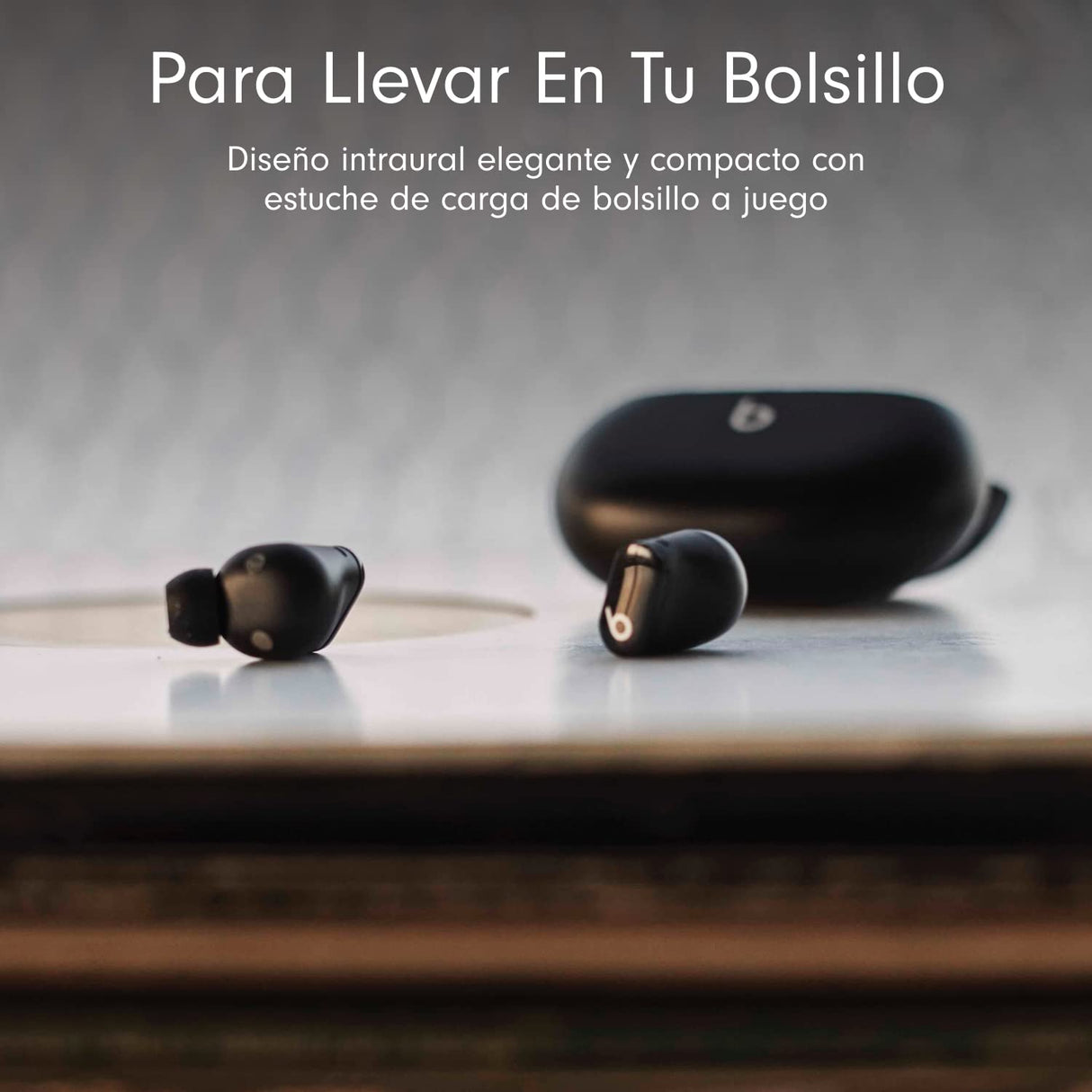 Beats Studio Buds – Auriculares intraurales Totalmente inalámbricos con cancelación del Ruido – Auriculares Bluetooth Resistentes al Sudor, compatibles con Apple y Android – Negro