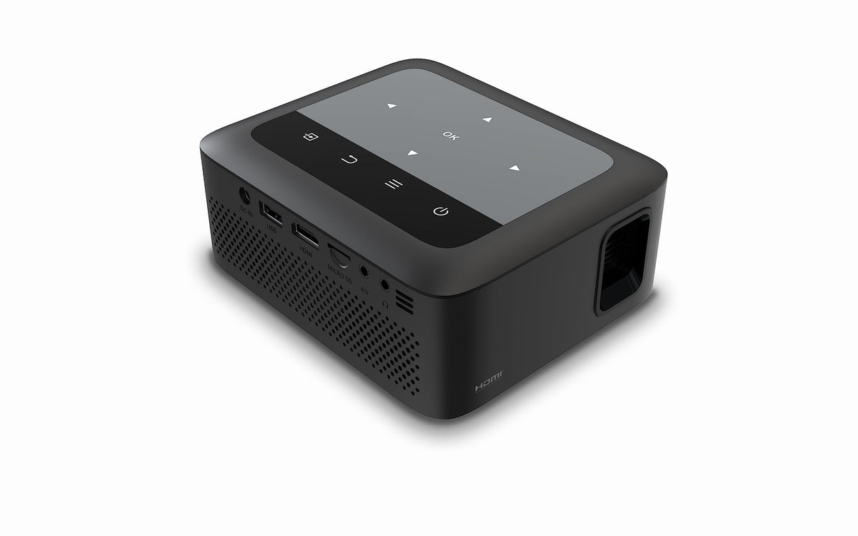 Philips NeoPix 110, miniproyector de vídeo True HD a 720p con función integrada de duplicación de Pantalla Mediante Red Wi-Fi de Doble Banda