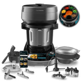 Cecotec Robot de Cocina Multifunción con Dispensador de Alimentos Mambo CooKing Unique. 2200W, 45 Funciones, Miles de Recetas Guiadas, Jarra Unique de 4,5L, Accesorios: Vaporera o Pala para Guisos