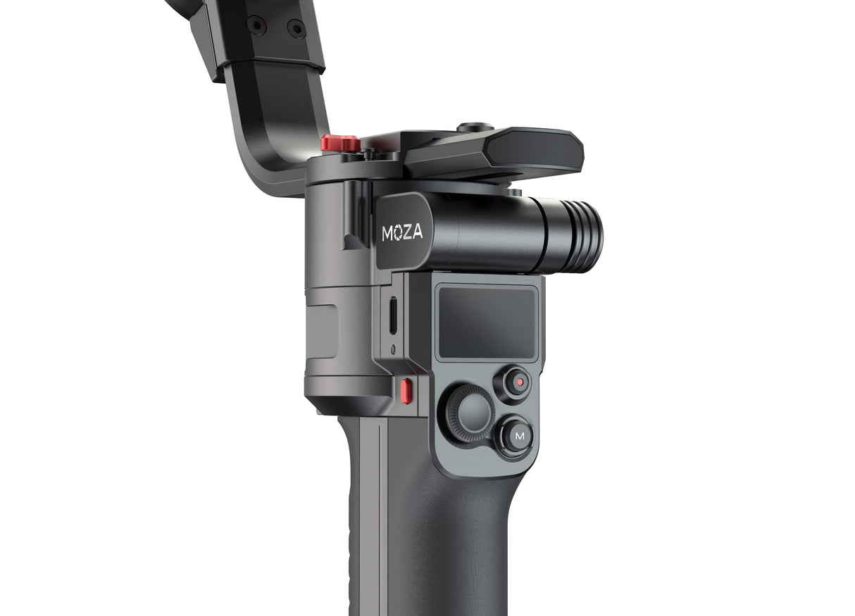 Moza Aircross 3 - Estabilizador de cardán Plegable electrónico de 3 Ejes para cámaras sin Espejo (Carga útil máxima (3,2 kg/7 Libras), Color Negro -Apto para Canon, Sony, Nikon y más cámaras