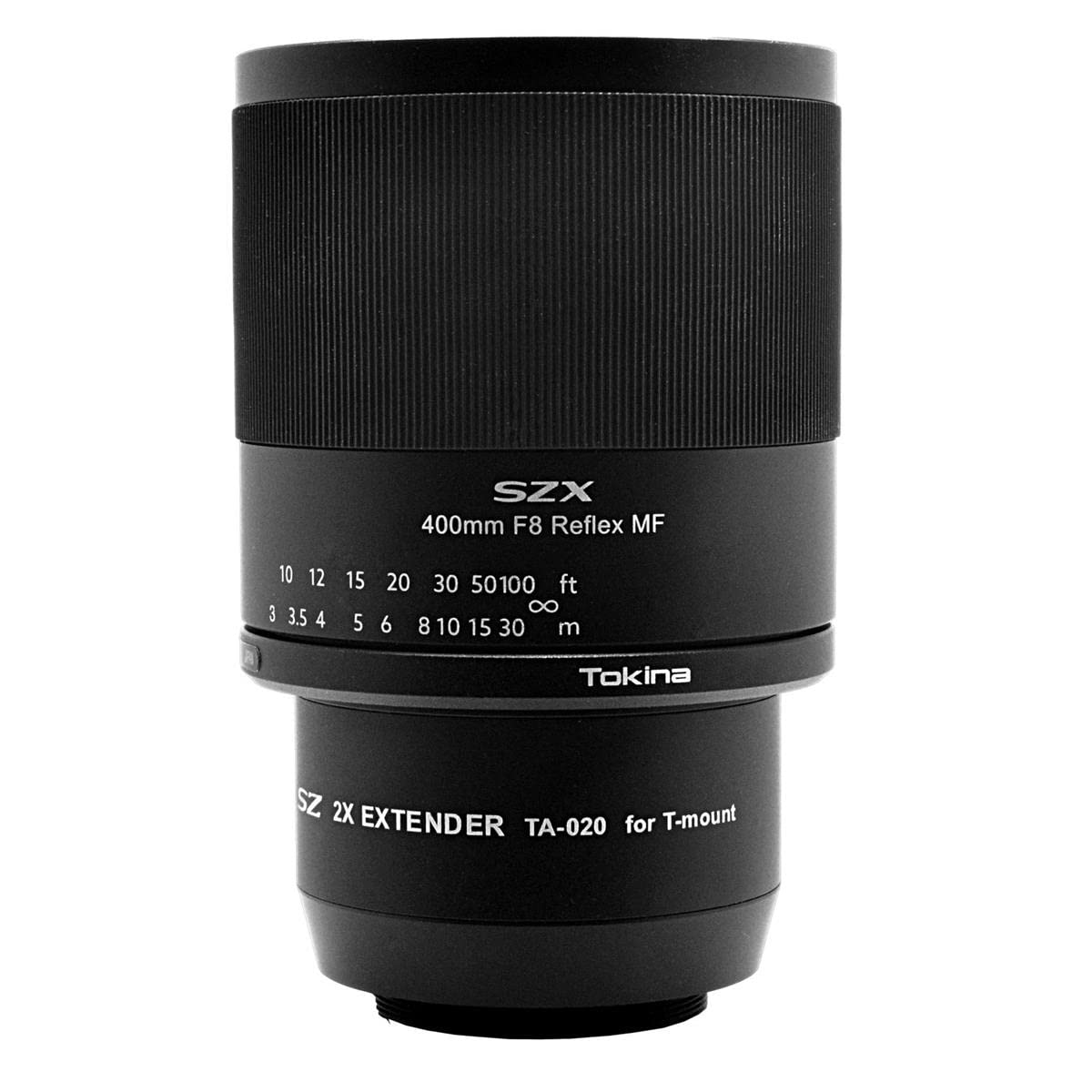 Tokina SZX-400mm + Extender 2X Micro 4/3 Mount, Negro
