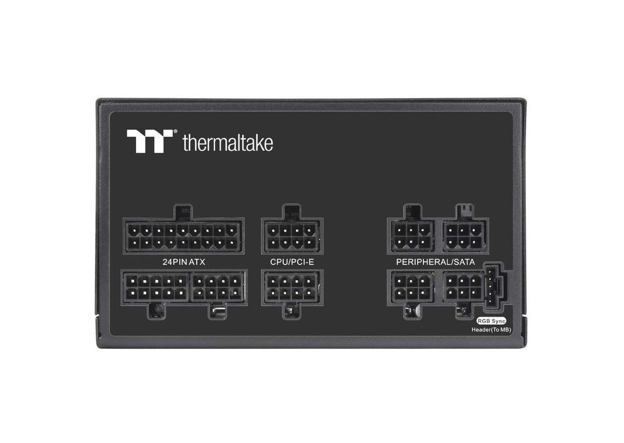 Thermaltake Toughpower GF1 750W ARGB | Fuente de alimentación para PC ATX | 80 Plus Gold | Totalmente Modular | Ventilador silencioso de 140 mm | Certificación UE | Negro