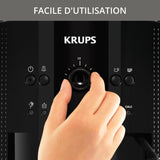 Krups YY8125FD - Máquina espresso, automática, de café molido, 1400 W, 1.6 L, negro