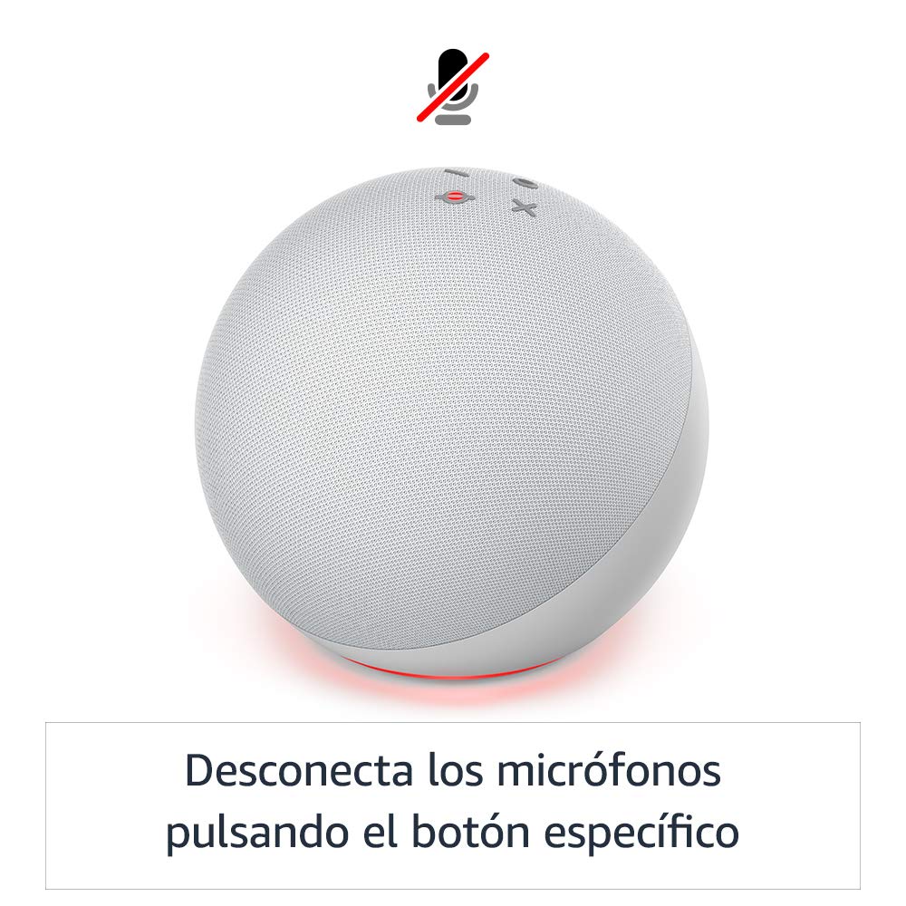 Echo (Última generación) | Sonido de alta calidad, controlador de Hogar digital integrado y Alexa | Azul grisáceo