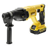 DEWALT Martillo Electroneumático sin Escobillas XR 18V SDS-Plus, 3 Modos, 2.6J, 1550rpm, Incluye Maletín TSTAK, Batería 4Ah y Cargador, Diámetro Máx. de Perforación 26mm, DCH133M1-QW
