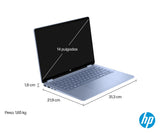 HP OmniBook 5 Flip 14-fp0009ns - Ordenador portátil táctil Convertible de 14" 2K (Intel Core i5-1334U, 16GB RAM, 512GB SSD, Intel Iris Xe Graphics, Windows 11 Home) Silver - Teclado QWERTY Español
