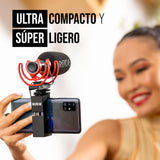 RØDE VideoMic GO II - Micrófono de escopeta ultra compacto y ligero con audio USB para cine, creación de contenido, grabación de ubicación, locutores, podcasting y videollamadas