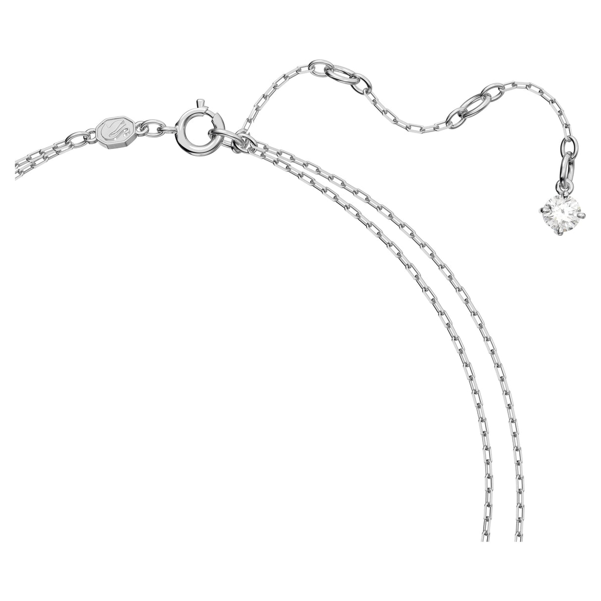 Swarovski Collar Millenia para Mujer, Cristal Color Menta, en Baño de Rodio, Colección Millenia de Swarovski