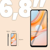 SPC Discovery 3 SE – Smartphone 6,8” HD+ | 64GB Memoria Interna y 4GB RAM | 13MP Dual CAM AI | NFC y biometría | Android 14 | Batería 5000mAh – Color Dark Matter