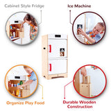 Hape International- Hape Nevera Congelador para Cocinitas, Multicolor (E3153)