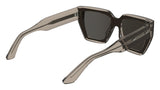 Calvin Klein Women's Sunglasses CK24533S - Nude with Solid Brown Wine Lens