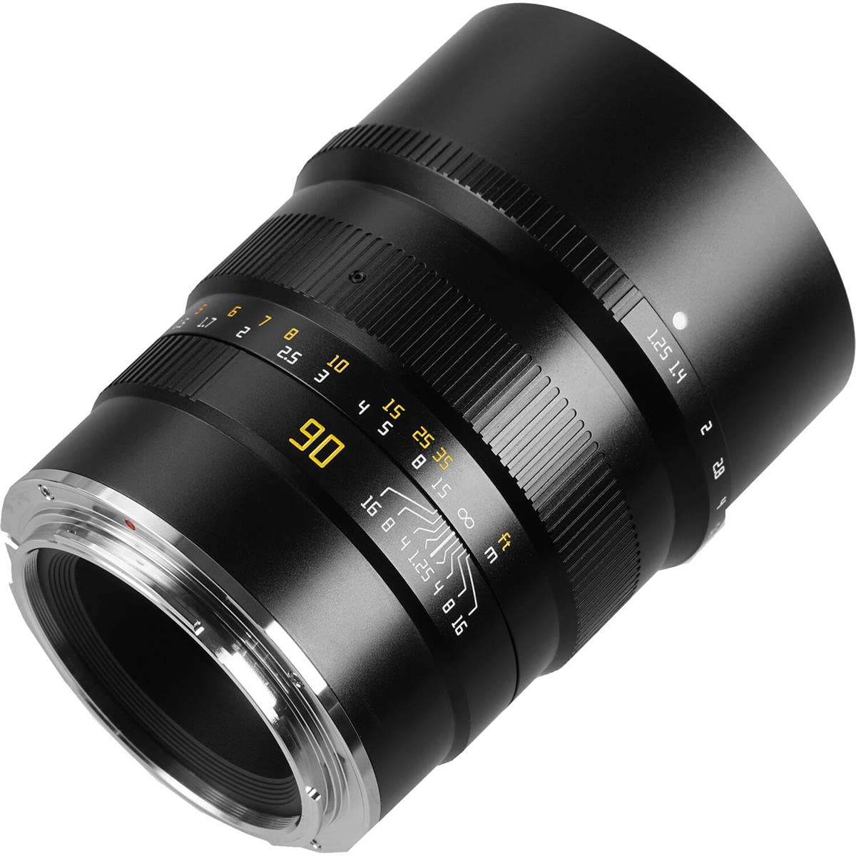 TTArtisan Lente de Cuerpo de Metal F/1.25 de 90 mm Compatible con Hasselblad X1D Mount, Color Negro