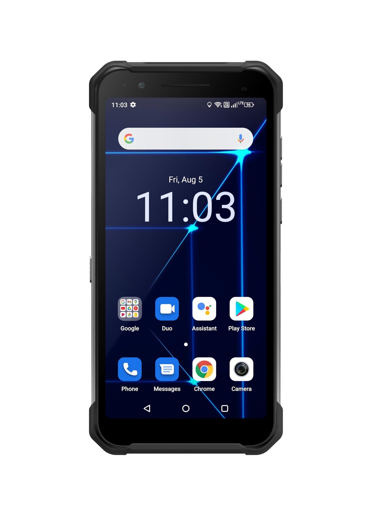 HammerConstruction 6" IPS, IP69 Robusto Smartphone Militar, Resistente al Agua, a Prueba de Golpes, a Prueba de Polvo, Mega batería 6000mAh, Dual SIM, 128GB de Memoria, Dual SIM, GPS - Plata
