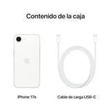 Apple iPhone 17e de 512 GB: Pantalla Super Retina XDR de 6,1 Pulgadas, Chip A19, autonomía para Todo el día, cámara Fusion de 48 Mpx; Blanco