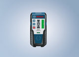Bosch Professional Receptor láser LR 1 G (haz láser verde, 1 batería de 9 V, alcance 0–200 m)