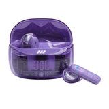 JBL Tune Beam Ghost 2, auriculares inalámbricos con cancelación de ruido y Bluetooth, hasta 48 hrs de autonomía, IP54 resistentes al agua y al polvo, diseño ergonómico, Purple Ghost