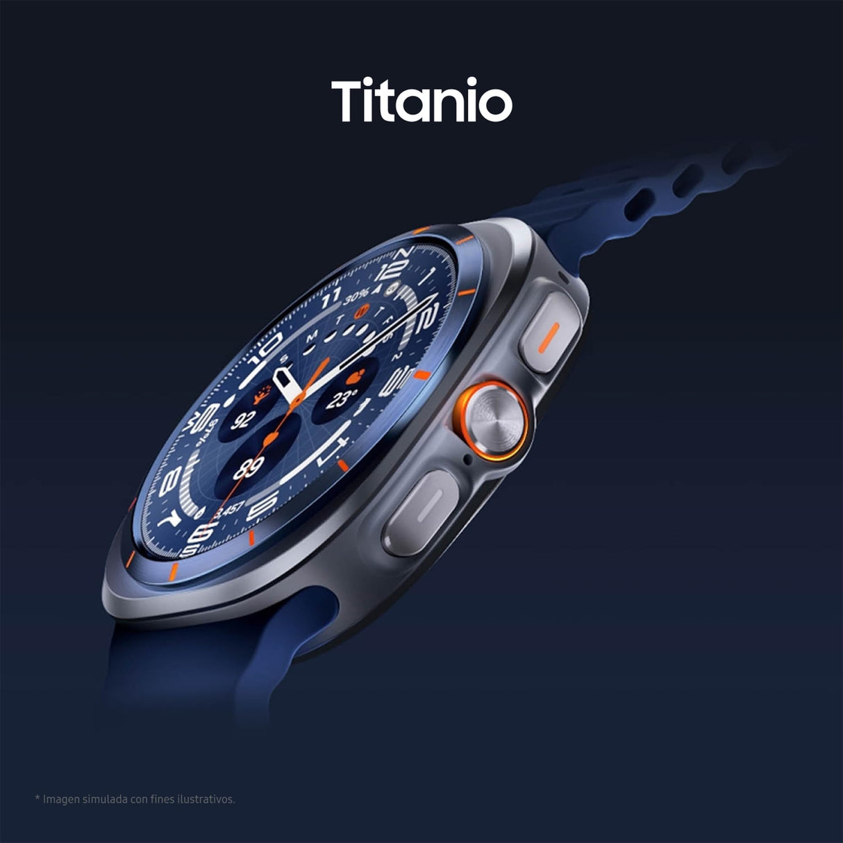 Samsung Galaxy Watch Ultra 2025 47mm - Smartwatch LTE con IA, Titanio, Botón Personalizable, Control de Salud, Garantía del Fabricante 3 Años + 1 año Extra, Gris Titanio (Versión española)