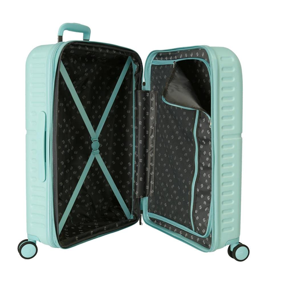 Pepe Jeans Chest Juego de maletas azul 55/70 cms Rígida ABS Cierre TSA integrado 116L 7,54 kgs 11 Ruedas dobles Equipaje de Mano
