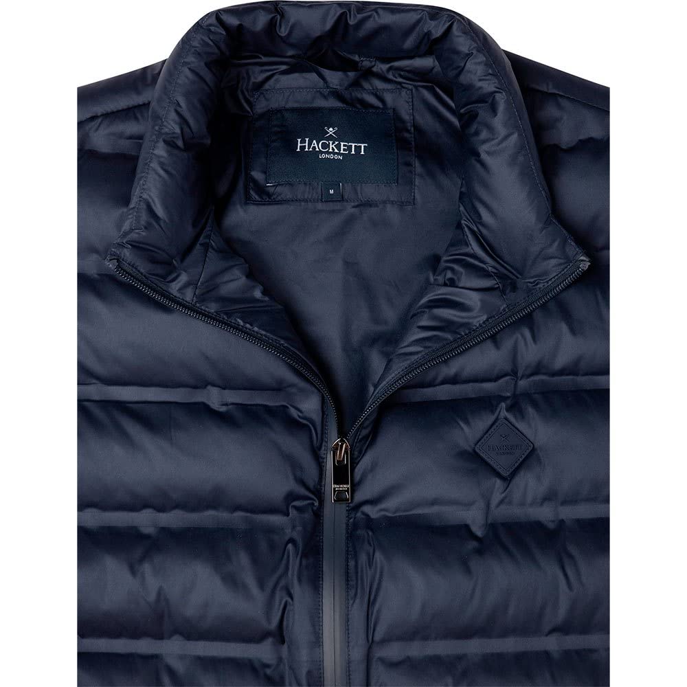 Hackett London LW Gilet Chaqueta, Azul Marino, M para Hombre