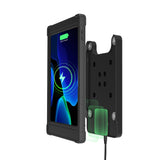 CTA Digital: Funda de Carga inductiva para iPad 7 y 8 de 10,2 Pulgadas, iPad Pro de 10,5 Pulgadas, iPad Air 3 – Negro.
