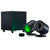 Razer Nommo V2 Pro - Altavoces Gaming de Rango Completo 2.1 para PC con Subwoofer Inalámbrico (Diafragmas de Gama Completa de 3 pulgadas con Correctores de Fase de Aluminio, THX Spatial Audio) Negro