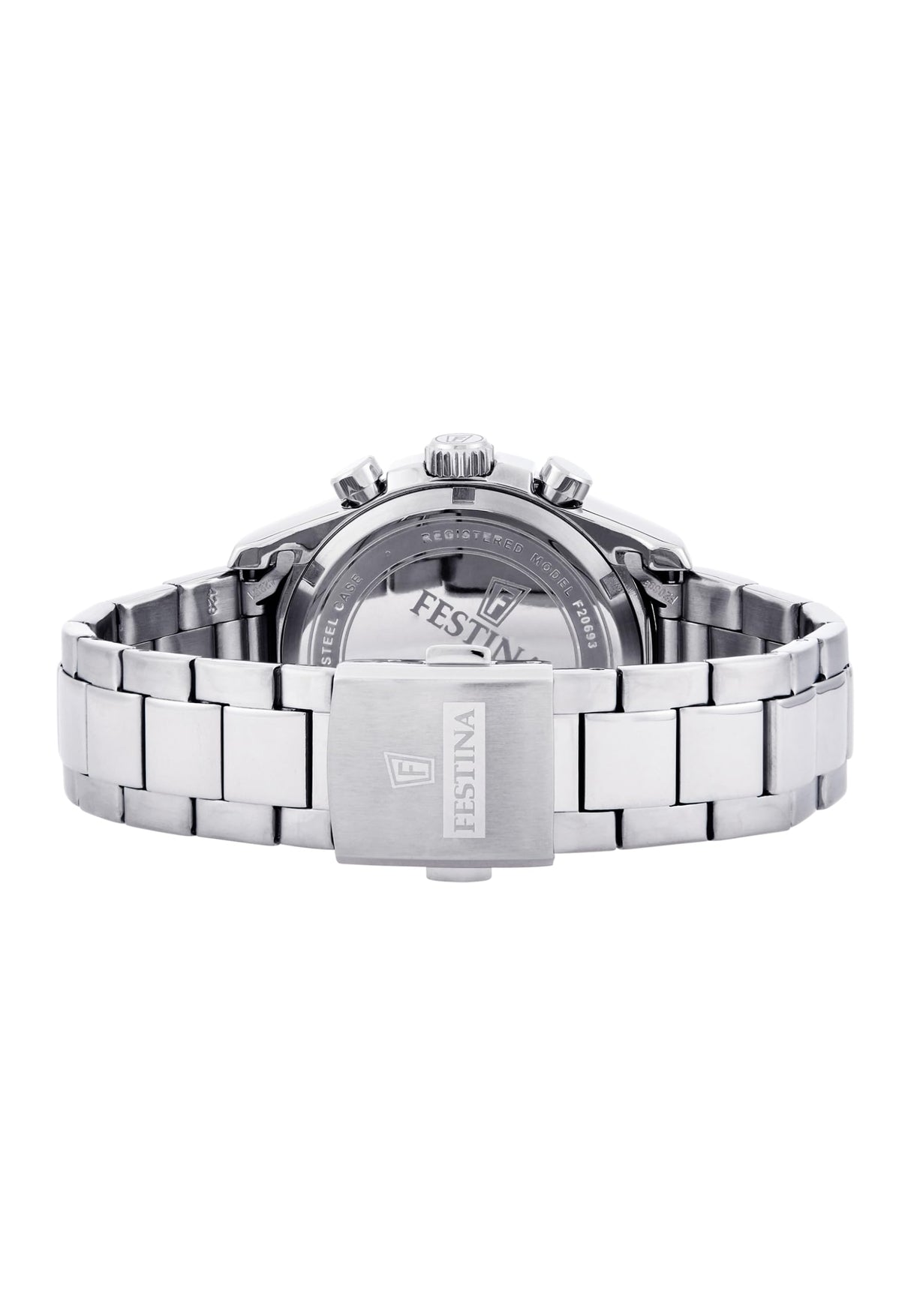 Reloj FESTINA para Unisex F20693/1 Ceramic Caja de Acero Inoxidable 316l Plateado Correa de Acero Inoxidable 316l Plateado