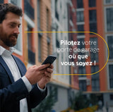Somfy 1246483 - Serenia 700 io Connect - Motorización para puerta de garaje, motor puerta de garaje para puertas máx. 2,35 m H y 3 m L, fabricado en Francia, compatible con TaHoma