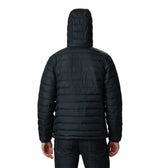 Columbia Powder Lite Hooded Jacket, Chaqueta Acolchada Con Capucha Hombre, Black, L