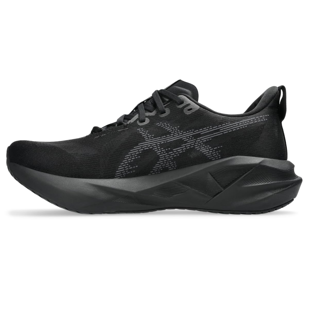 Asics NOVABLAST 5 Zapatillas de Correr para Hombre, Negro/Gris, 44 EU