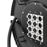 Cablematic - Bobina de extensión cable DMX DMX512 de12 canales XLR3 25m