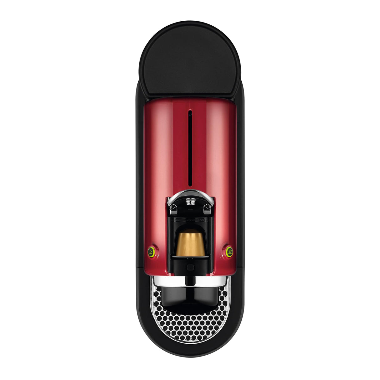 Krups Nespresso Citiz XN7415 - cafetera de cápsulas monodosis, con 19 bares de presión, thermoblock, función automática con botones retroiluminado, color granate, modo Eco, Incluye kit bienvenida