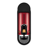 Krups Nespresso Citiz XN7415 - cafetera de cápsulas monodosis, con 19 bares de presión, thermoblock, función automática con botones retroiluminado, color granate, modo Eco, Incluye kit bienvenida