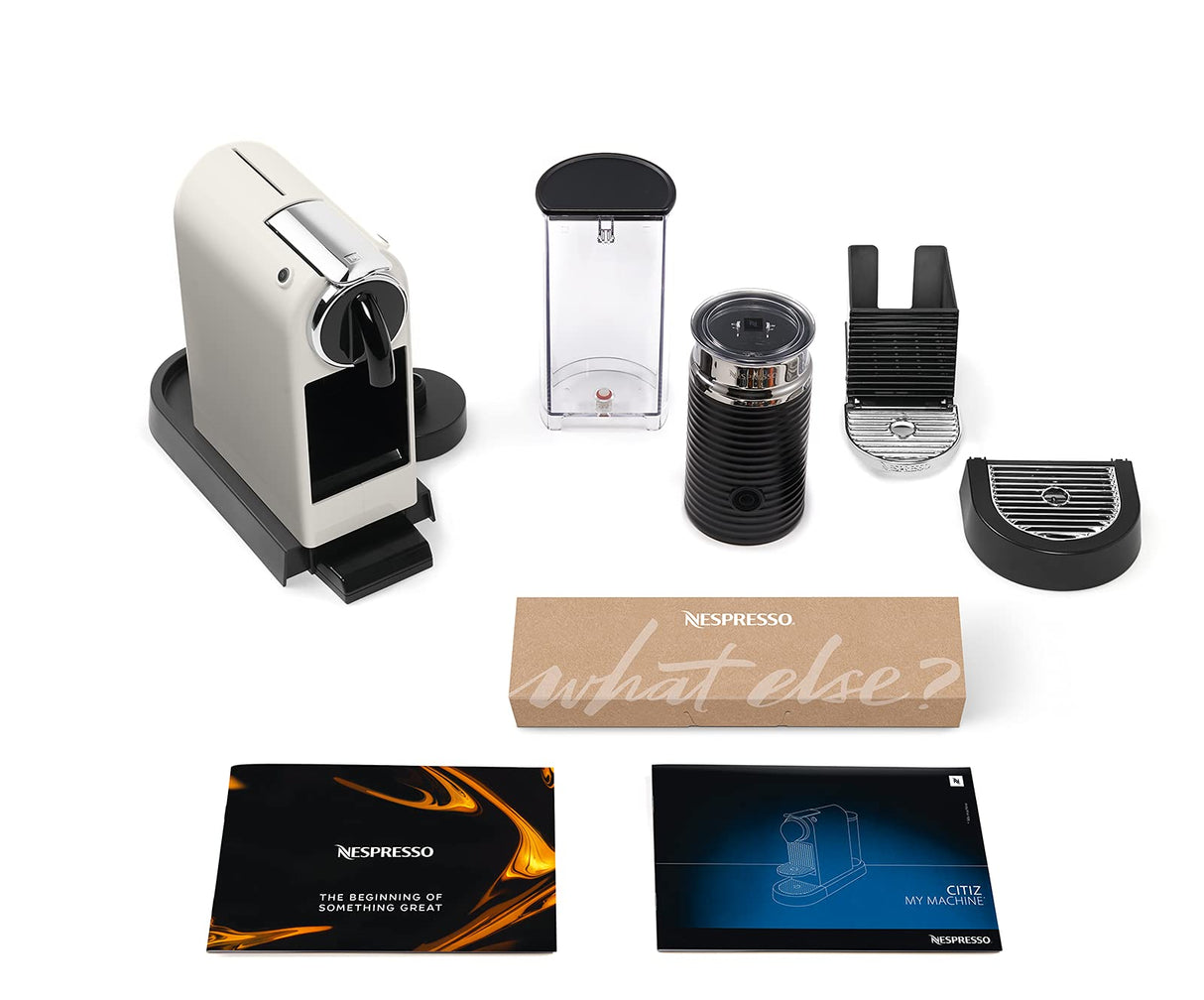 DeLonghi Nespresso Citiz EN267.WAE Cafetera con cápsulas, sistema de extracción especial, 1710 W, 1 L, plástico, Blanco