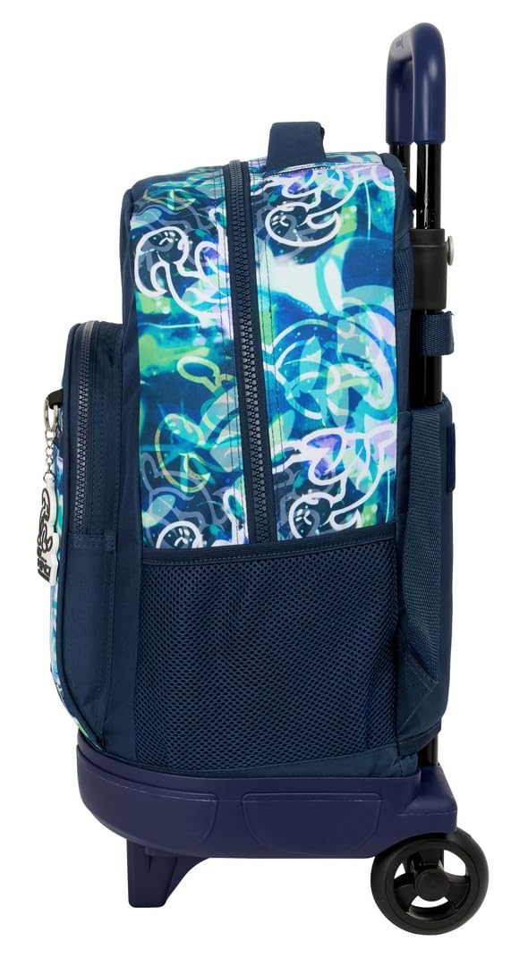 Safta EL NIÑO KOOK - Mochila Grande con Ruedas, Compacta, Extraíble, Ideal para Niños de Diferentes Edades, Cómoda y Versátil, Calidad y Resistencia, 33x22x45 cm