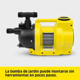 Kärcher BP 5.000 Garden Set Plus Bomba de Jardín, Caudal máx.: 5.000 l/h, Altura de Impulsión: máx. 40 m, Altura de Aspiración: máx. 8 m, Potencia de Motor: 650 Watt, Presión: máx. 4 bar