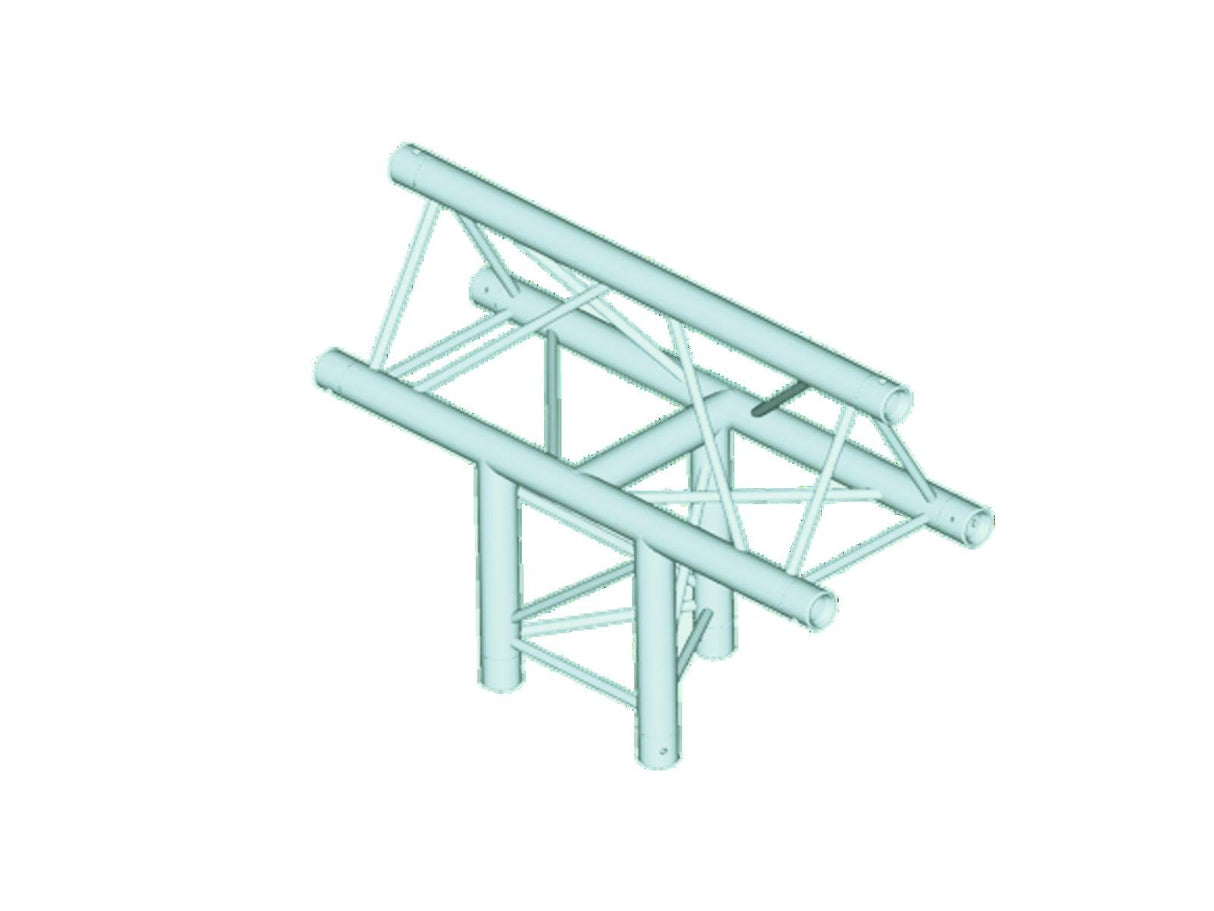 Alutruss Decolock 60301657 Room Loop - Kit de 3 vías en T (90°)